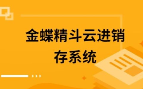 金蝶精斗云进销存9