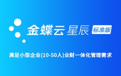 金蝶云星辰标准版